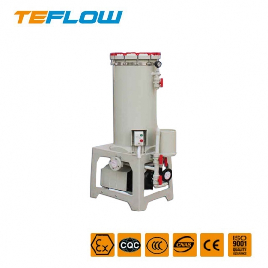 Chemical filtration equipment