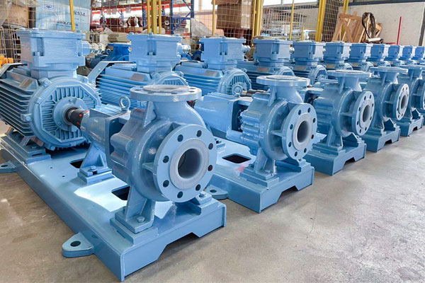 TEFLOW IH Stainless Steel Centrifugal Pumps Exported To  African Country For Transporting Seawater
