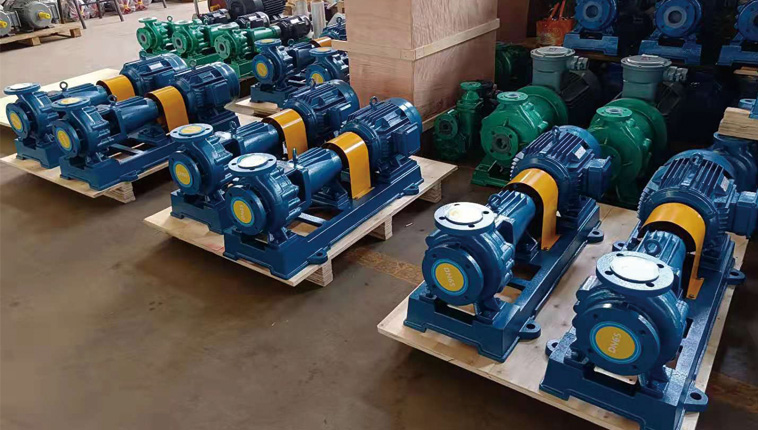 Russian caustic soda transportation single-stage centrifugal pump project, submerged pump