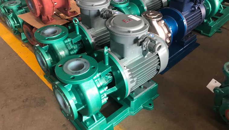 IHF-D Teflon lined direct connection centrifugal pump