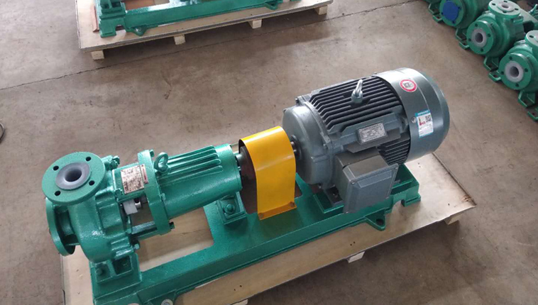 South African customer purchases Tenglong PTFE lining Chemical centrifugal pump for the first time in China
