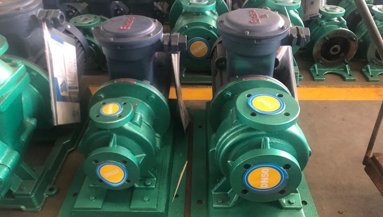 TMF-G high temperature fluorine lined magnetic pump