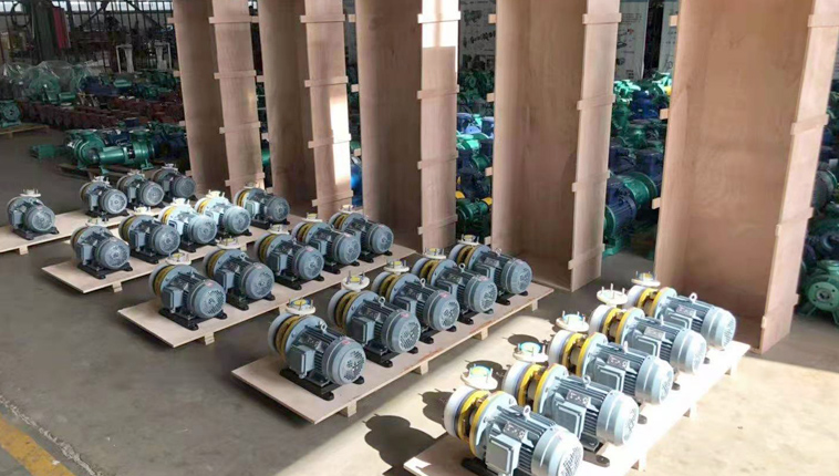 36 sets fluoroplastic alloy centrifugal pumps are sent to South Korea for shipboard use.