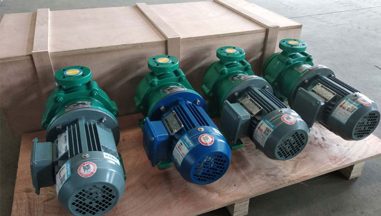 PTFE-lined chemical magnetic pumps destined for Tanzanian chemical plants