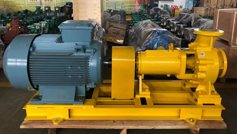 IHF- large flow acetic acid chemical centrifugal pump is sent to a factory in the Netherlands.
