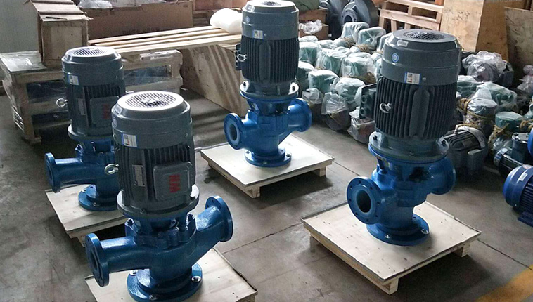 Vertical Teflon lined corrosion resistant centrifugal pump, sent to Vietnam.