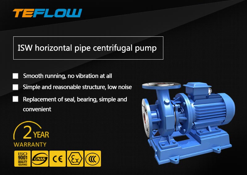 ISW centrifugal pump