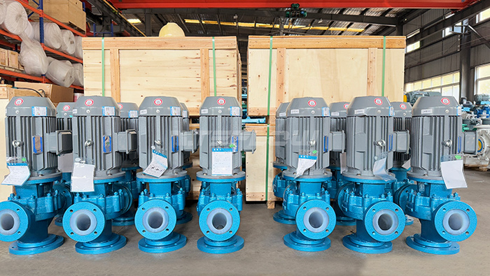 40 fluorine-lined pipeline pumps were successfully delivered