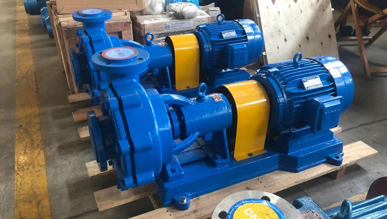 Chemical centrifugal slurry pump for corrosion resistant industry