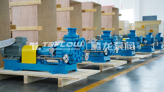 Fluorine-lined Self-priming Pumps with API Plan 54 Seal Flush Scheme Delivered