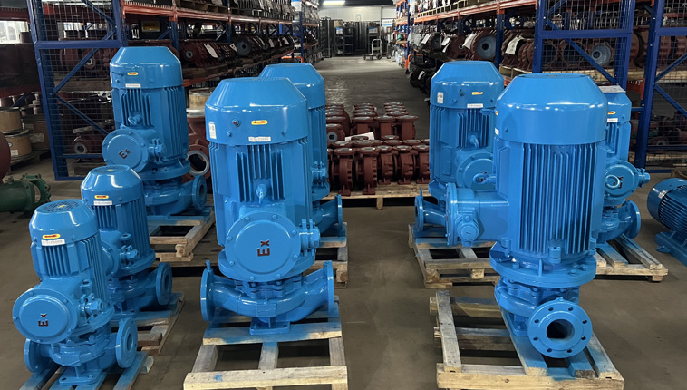 A batch of pipe pumps were sent to Dubai Environmental Protection Company.