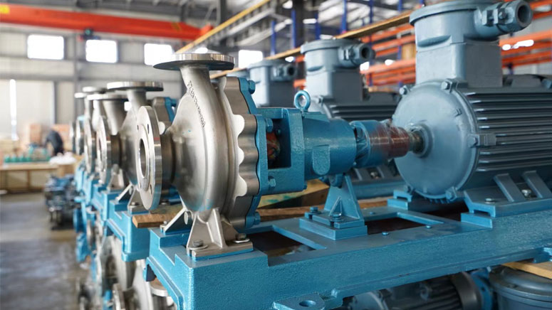  IH Stainless Steel Centrifugal Pump in Dye Intermediate Production Process