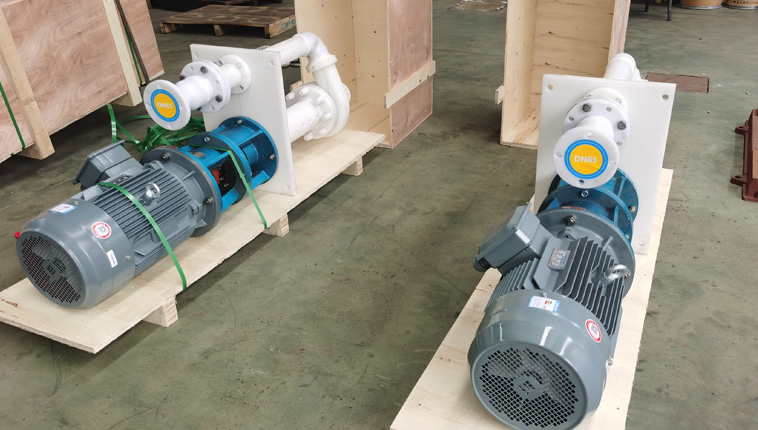 A batch of vertical submerged pumps are sent to Kazakhstan