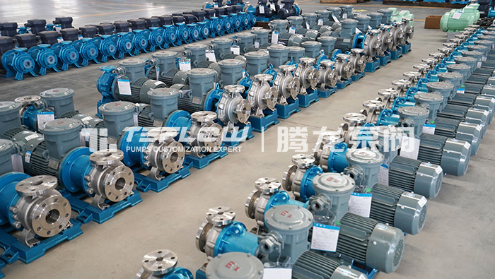 A batch of stainless steel magnetic pumps for transporting ammonia water was successfully delivered