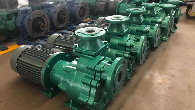 ZFT lined fluoroplastic self-priming magnetic pump