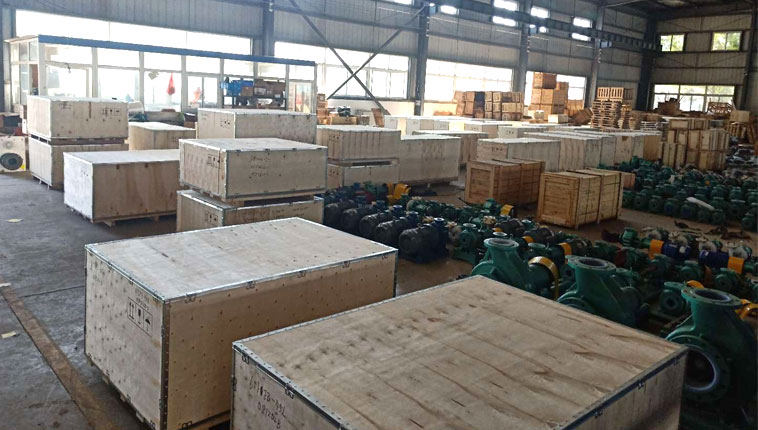 Tenglong more than 100 large corrosion resistance chemical centrifugal pumps exported to foreign countries! !