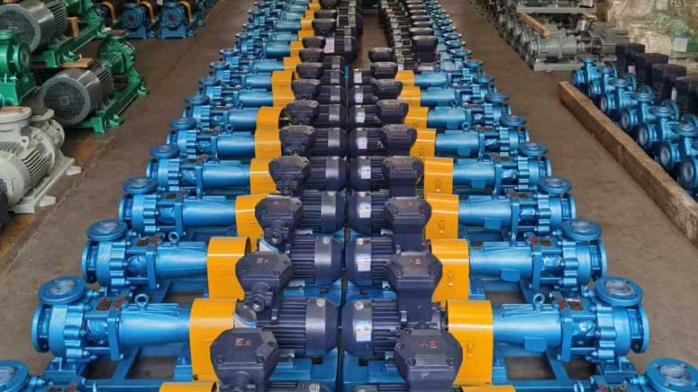 TEFLOW IHF Series Fluorine-Lined Centrifugal Pump Exported to a Chemical Plant in Vietnam for Hydrochloric Acid Transfer