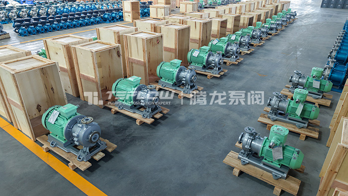 Fluorine-lined high-temperature sulfuric acid magnetic pump was successfully delivered