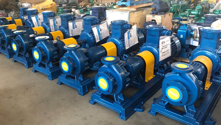 IHF- Teflon chemical centrifugal pump acid-base liquid transfer pump.