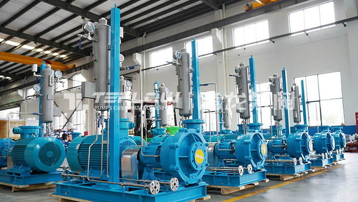 Teflow’s New‑Model Mortar Pump Equipped with 53A Mechanical Seal Flush Plan